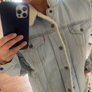 Levi's Women's Denim Sherpa Jacket